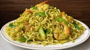 Bakmi Goreng Pedas Cabe Ijo