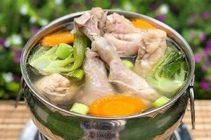 Sup Ayam Kampung Jahe Bening