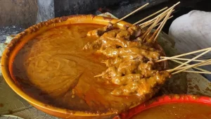 Sate Ayam Bumbu Kacang Pedas
