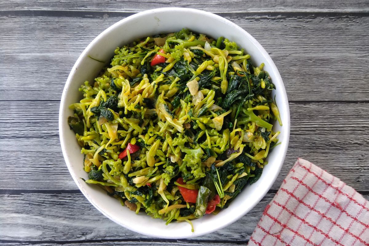 Resep Oseng Daun dan Bunga Pepaya, Menu Sehat dengan Rasa yang Nikmat