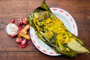 Pepes Ikan Patin Santan Gurih