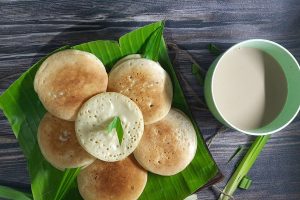 Serabi Original dengan Saus Kinca
