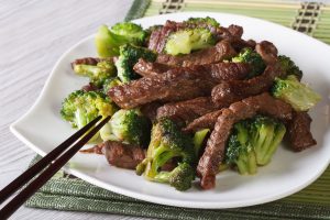 Tumis Brokoli Daging Sapi ala Restoran Korea