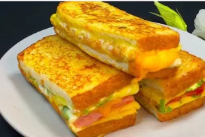 Roti Panggang Telur Keju
