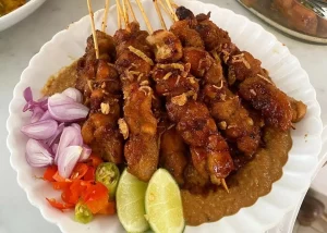 Sate Ayam Bumbu Madura Pedas Manis