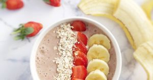 Smoothie Pisang Stroberi