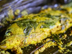 Pepes Ikan Mas Bumbu Kuning Khas Sunda