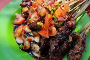 Sate Ayam Bumbu Kecap Cabe Ijo