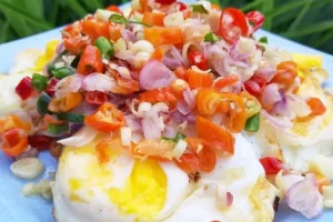 Telur Goreng Sambal Matah Bali