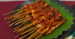 Sate Ayam Bumbu Rujak Pedas Manis